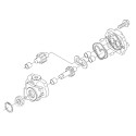 Joint de pompe hydraulique T1150-36430 15 x 30 x 7 mm Kubota L2808 L3130 L3240 L3400 L3408 L4508