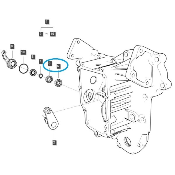 Kuličkové ložisko / A0869020/ LS Traktor 40341814