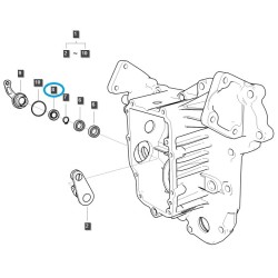 Retén de aceite (15x30x7) / Tractor LS / 40387204 / TRG270