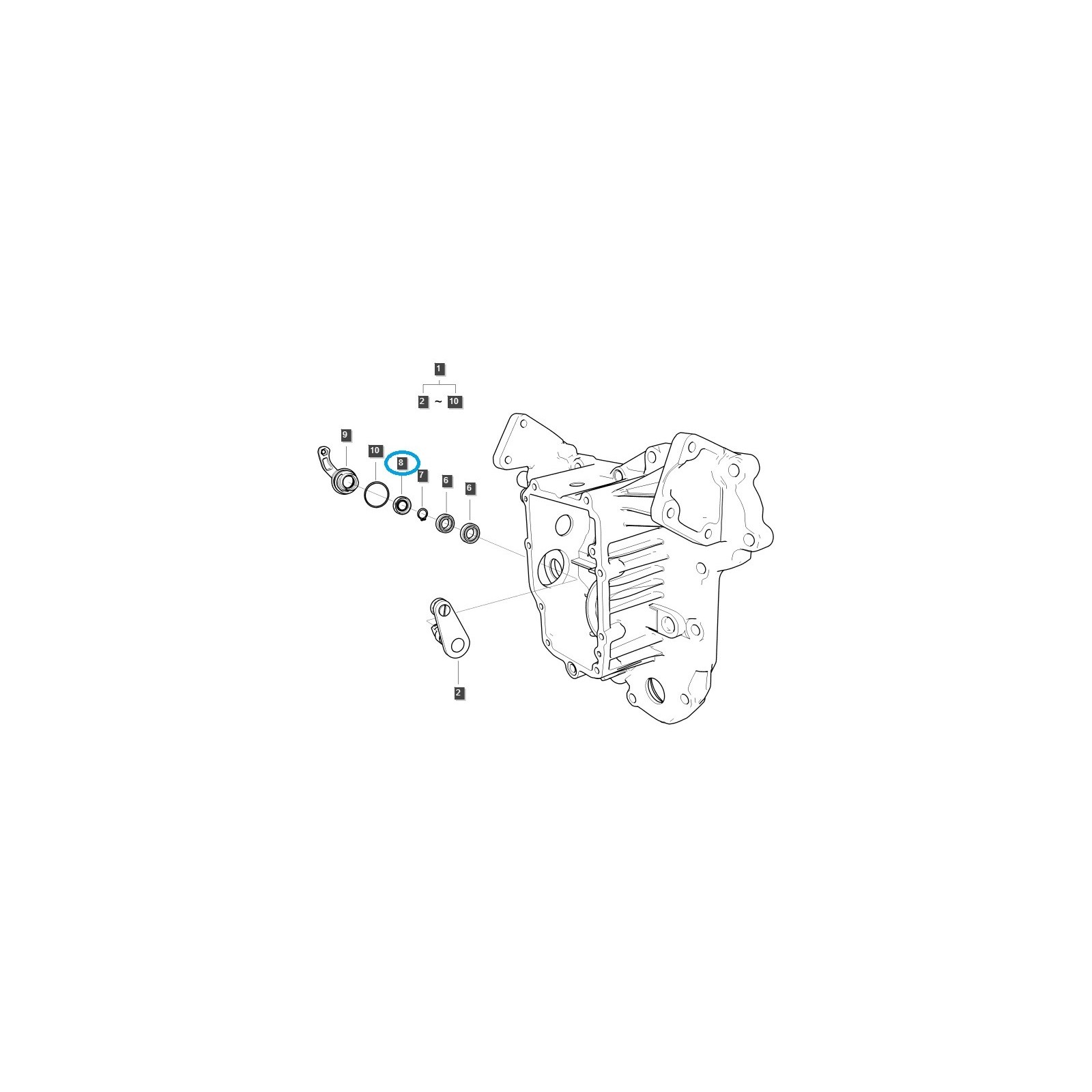 Wellendichtring (15x30x7) / LS Traktor / 40387204 / TRG270