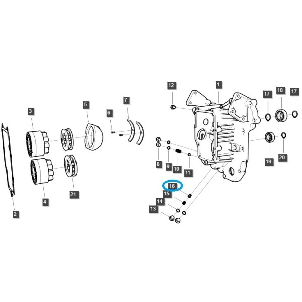 Leistungsbegrenzungsventil / LS-Traktor / Nr. 40341842