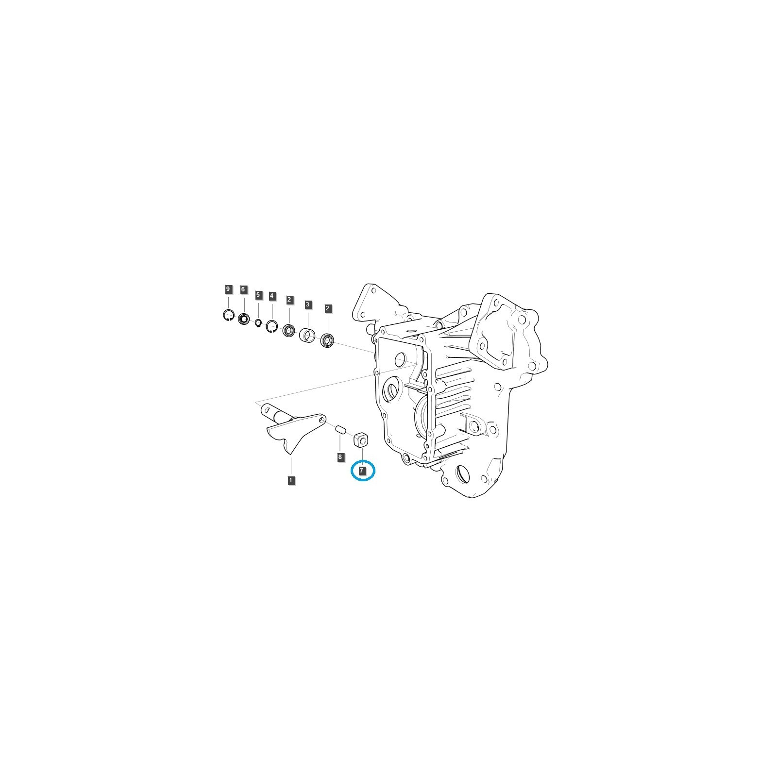 Kamień wybieraka HST / TRG270 / LS Tractor 40341810 | Traktor.com.pl