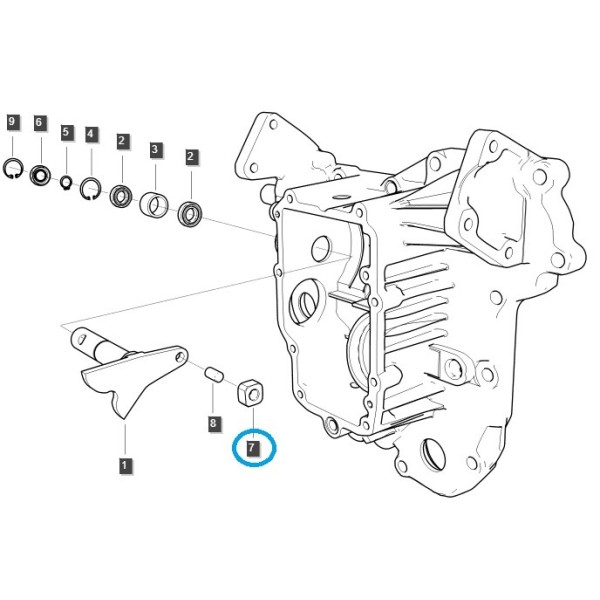 Selector Stone HST / TRG270 / LS Traktor 40341810