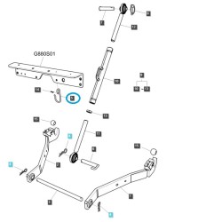 Central Link Hanger / TRG896 / LS Tractor 40194153