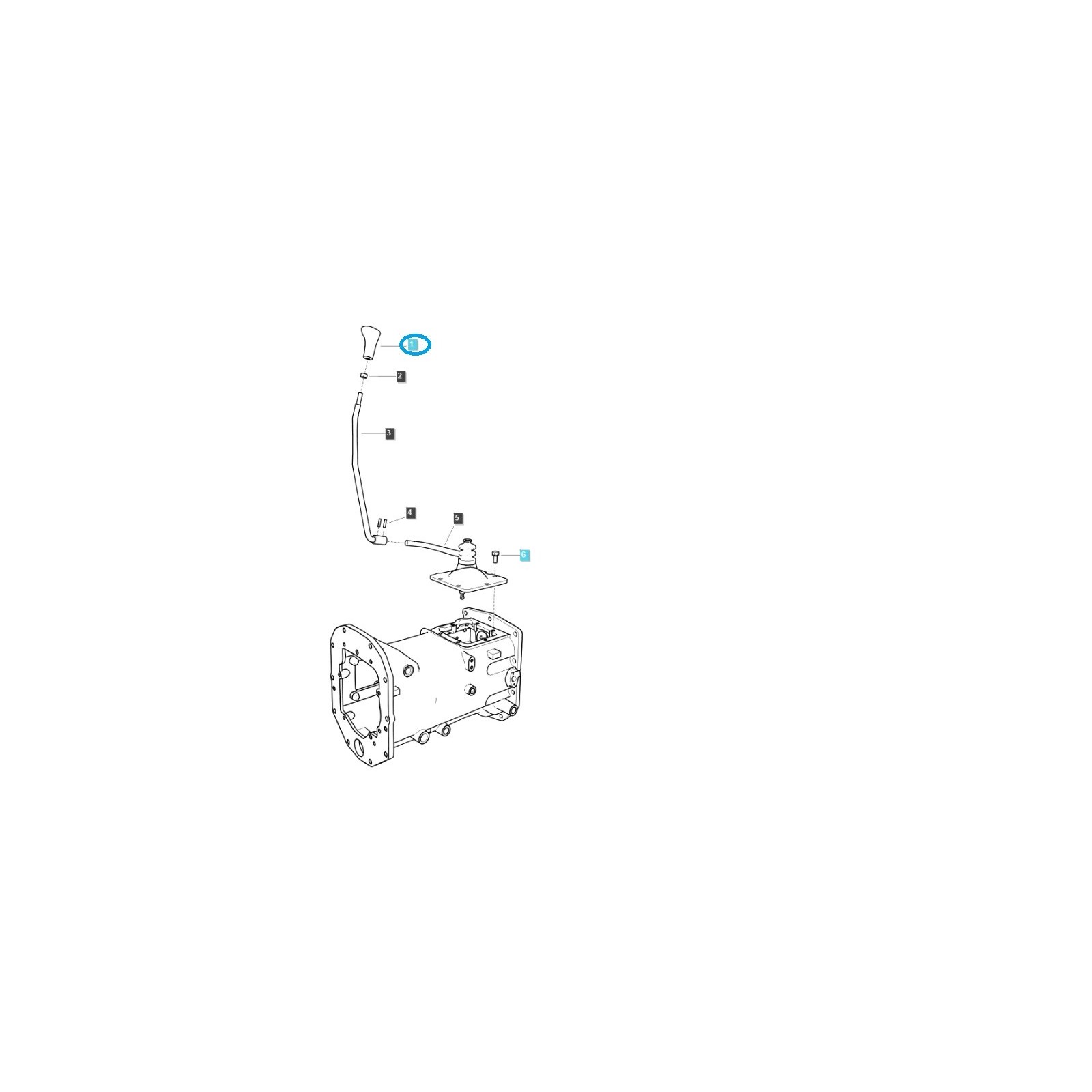 Řadicí páka / TRG970 / Traktor LS / 40426449