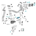 Câble d'alimentation pour distributeur de tracteur R/PRS / TRG827 / LS / N° 40350669