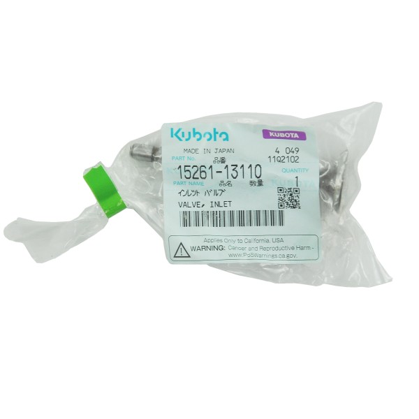 Soupape d'admission 15261-13120 Soupape d'admission Kubota soupape d'admission 15261-13111 15261-13112 D650 D750 Z500 B5100 B520