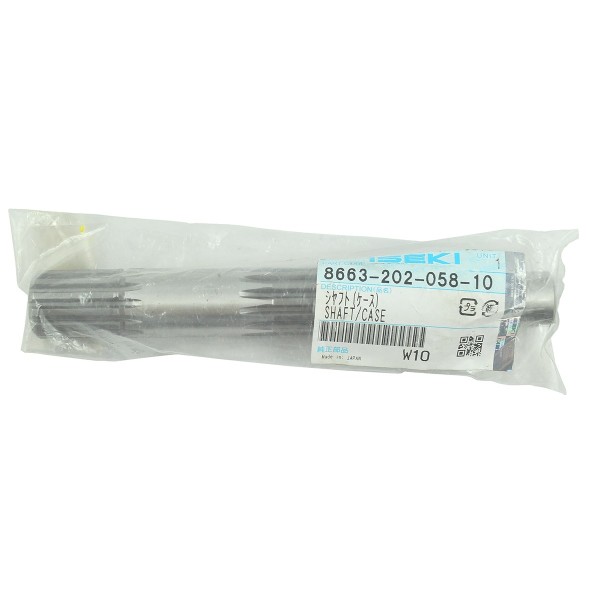 Hřídel 13T 185mm 8663-202-058-00 Iseki SCMA48 SCMA54 8663-202-058-10