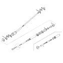 Spojka hřídele, T0070-14710, 14T, 65mm, Kubota, B1700, B2100, L2050, L3300, L3608, L4200