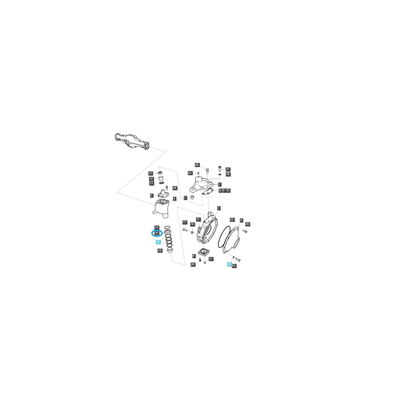 Tesniace teleso / LS N47 / LS U / LS ULTRA / LS XU / LS TR-N / 40010333