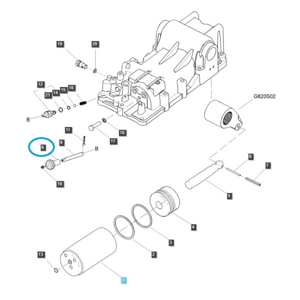Knob / LS MT1.25 / LS J23 / LS J27 / LS XU6158 / XU6168 / A1970353 / 40008380