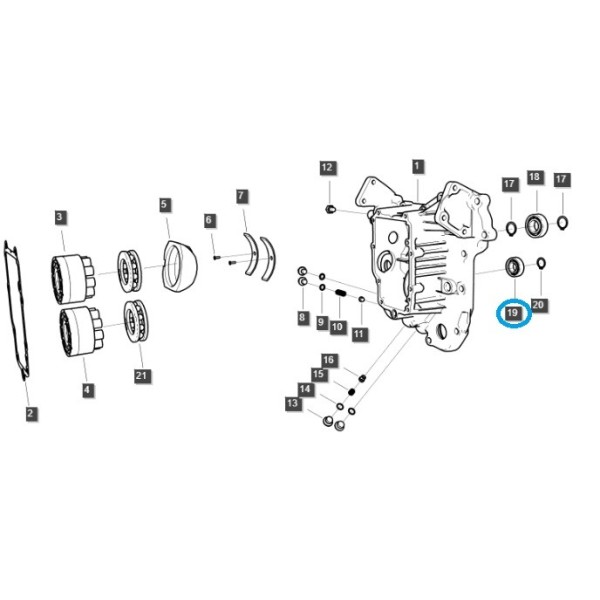 Ball bearing / A0860043 / LS Tractor / no. 40151881