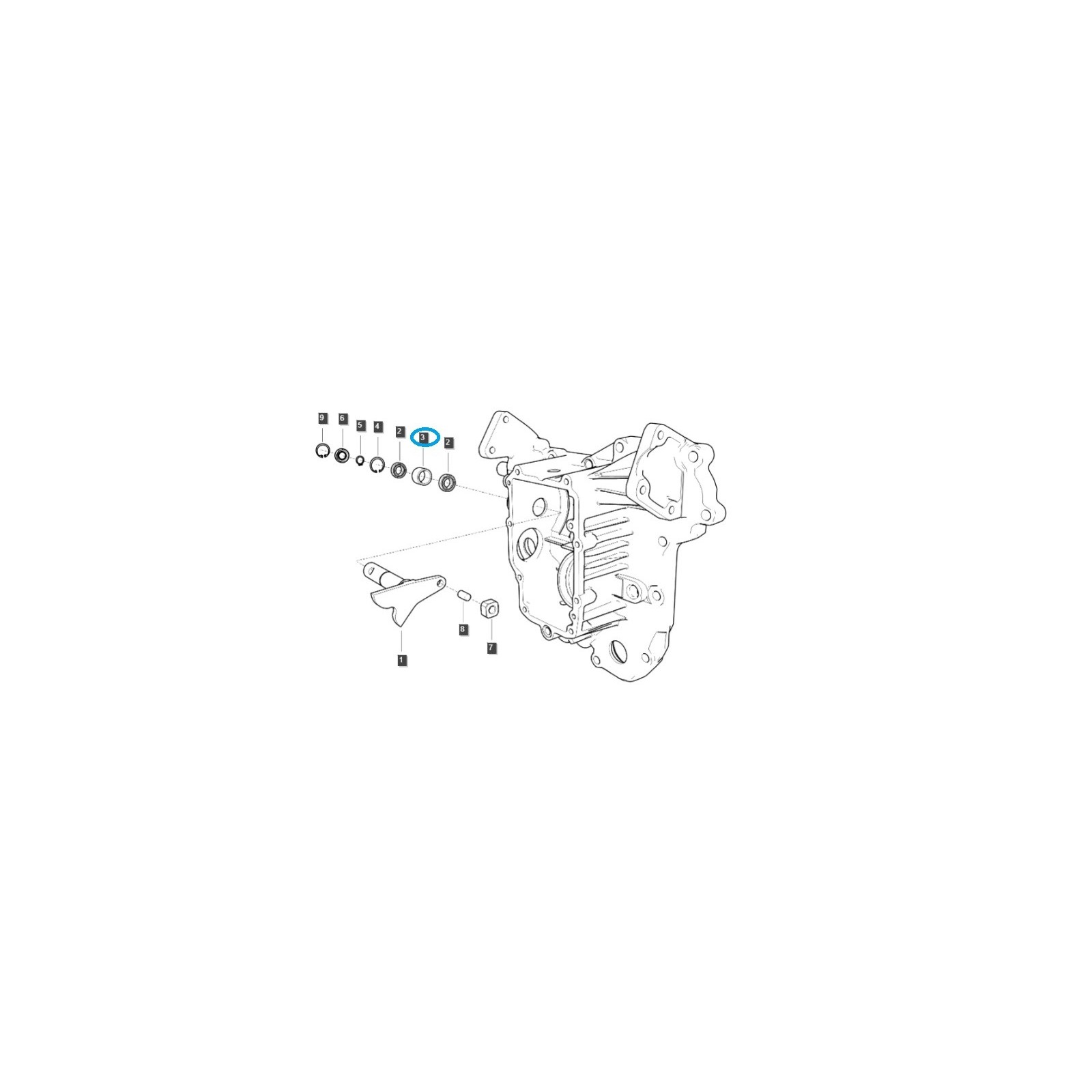 Bushing HST / TRG270 / LS Tractor 40341805