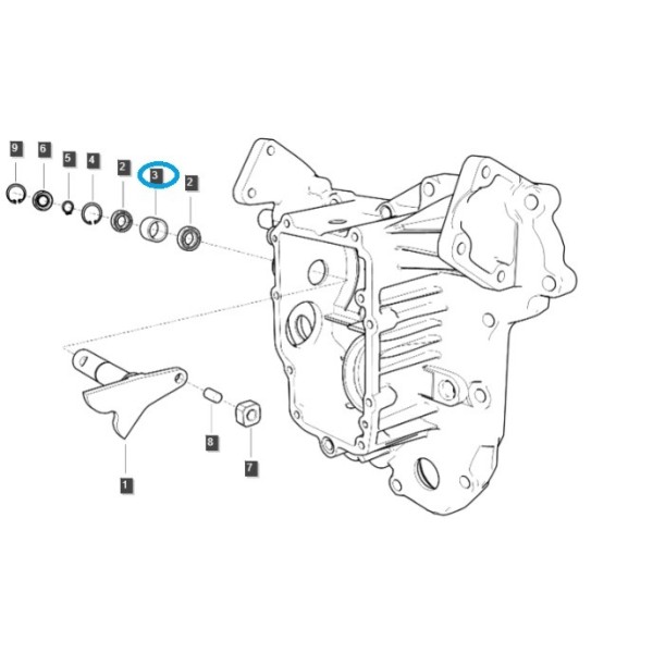 Pouzdro HST / TRG270 / LS Traktor 40341805