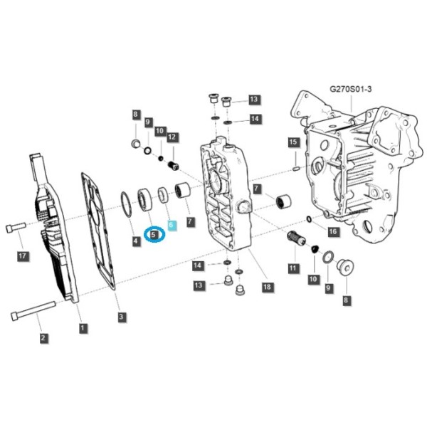 Kuličkové ložisko / Traktor LS / Č. 40341829