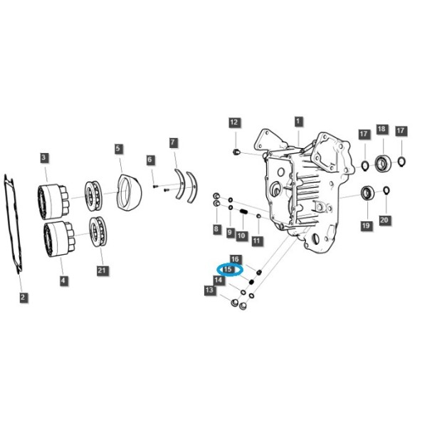 Sprężyna regulacji ciśnienia oleju dopływowego / LS MT1.25 / 40341843 | Traktor.com.pl