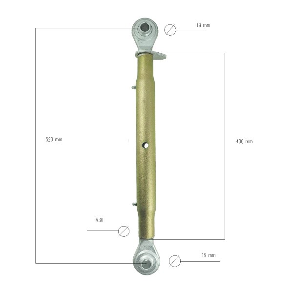 Spannschloss Kat. I Kat. I 520-760 mm 16" M30 x 3