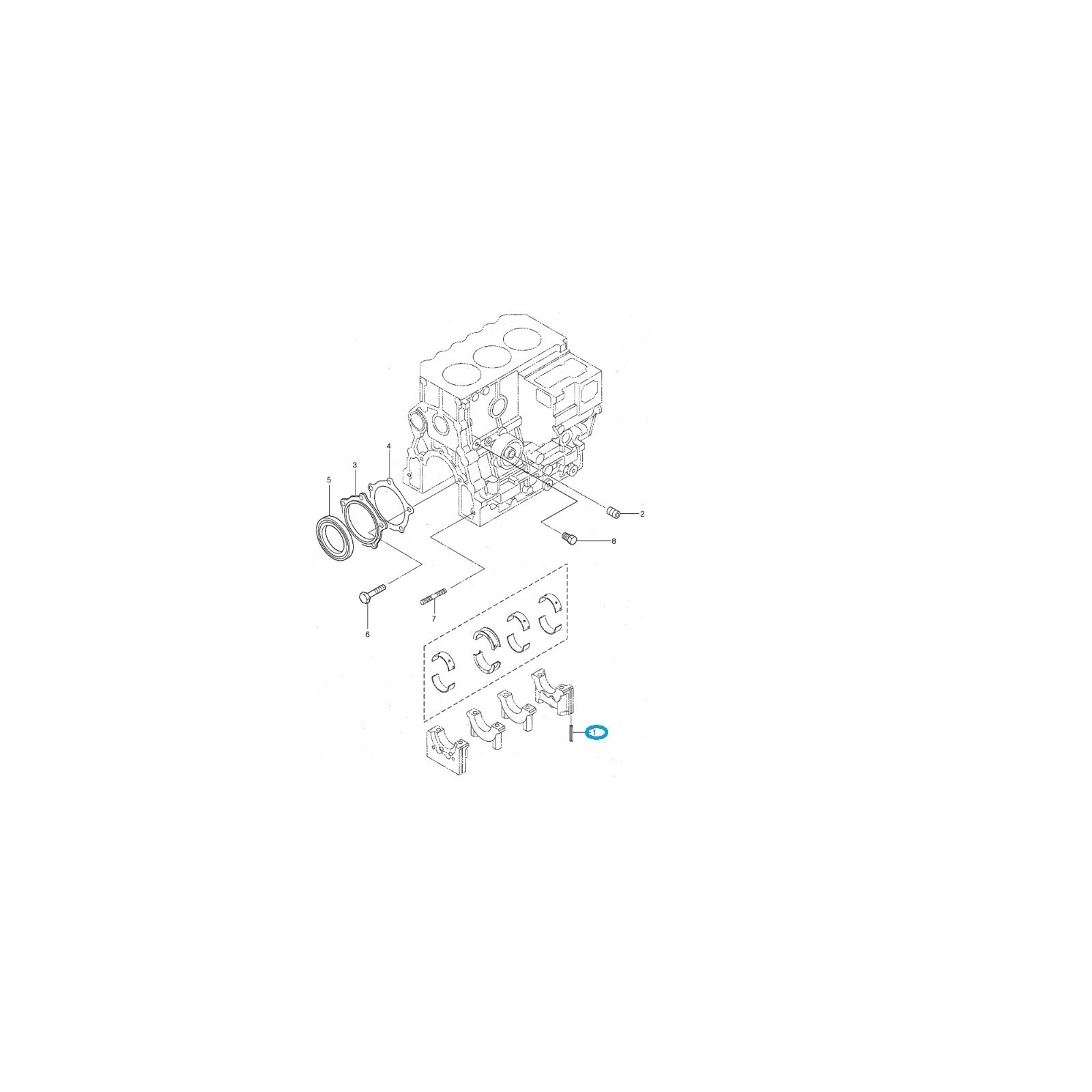 Side seal / LS Tractor / LS XJ25 / LS J23 (HST) / LS J27 (HST) / LS i28 / LS i36 / LS R28i / LS R38i /40109211