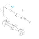Kloubové spojovací zařízení, 3A121-62980, 6-23-134-01, M5000, Kubota M5000, Kubota M5040, Kubota M5140, Kubota M6040, Kubota