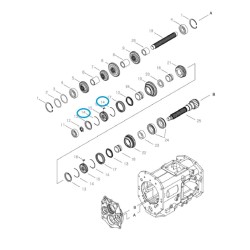 Pružinový krúžok 3A1281021/ TRG281 / LS Tractor / 40012536