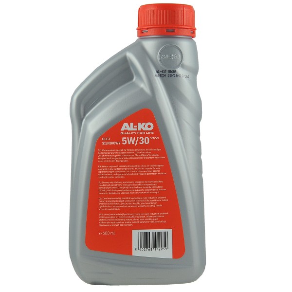 AL-KO winter oil SAE 5W30 0.6L SM/SN 127289