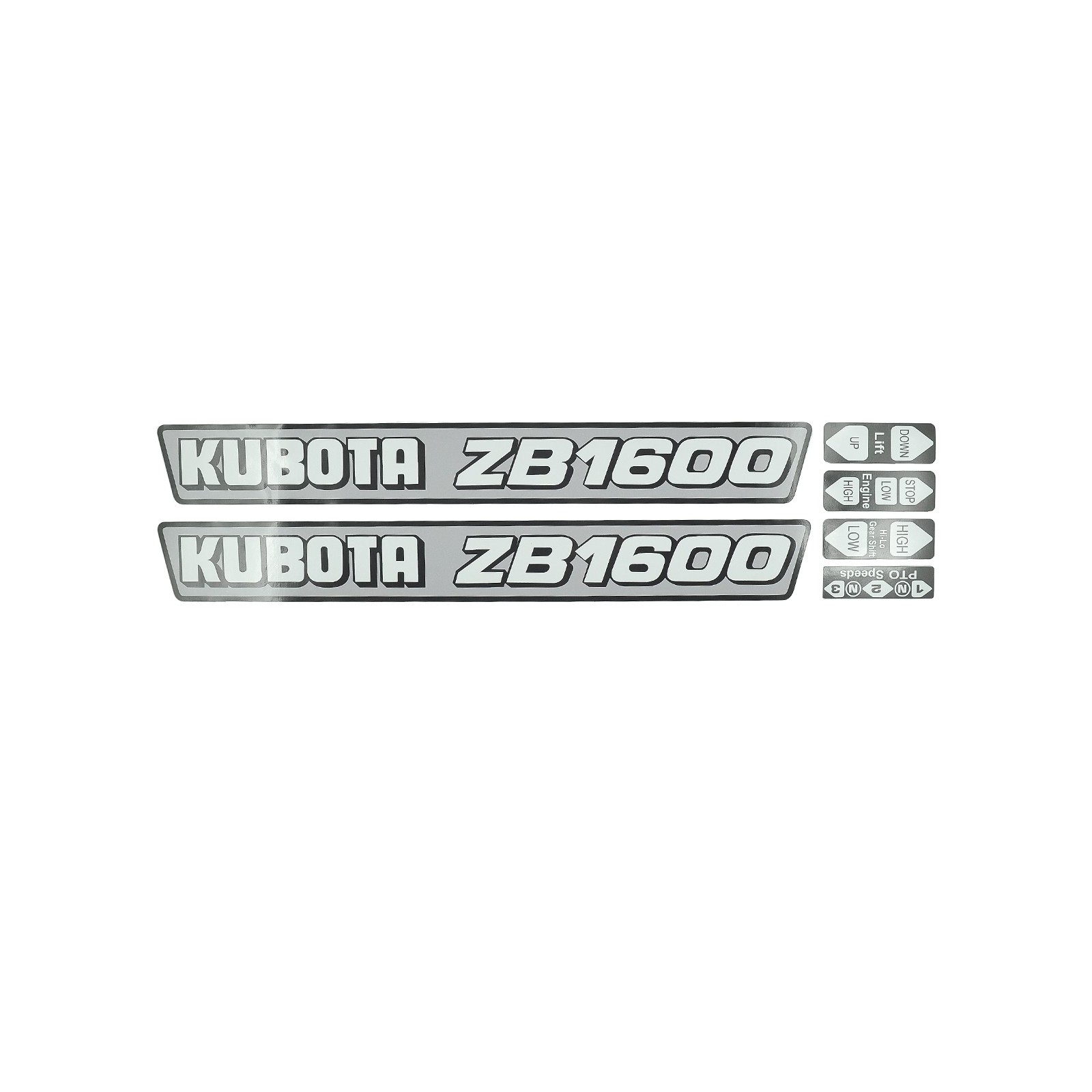 Samolepky Kubota ZB1600