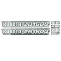 Kubota ZB1600 Aufkleber