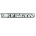 Autocollants Kubota ZB1600