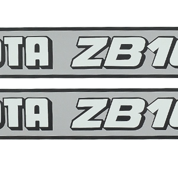 Kubota ZB1600 Aufkleber