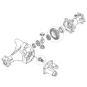 Korunkové koleso 198165-13101 38T 113 mm pastorok 11T 18T 62 mm Yanmar KE-40 KE-50