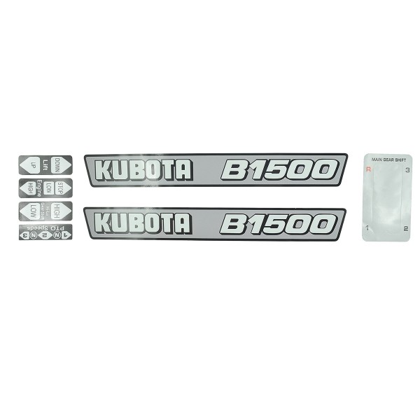 Naklejki Kubota B1500