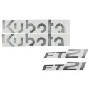 Nálepky na Kubota FT21