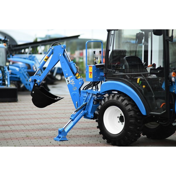 Ciągnik LS Tractor XJ25 HST / CAB / TUR + koparka | opinie | video