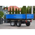 Zweiachsiger Agraranhänger 2,5T mit Kipper und Lenkachse 4FARMER