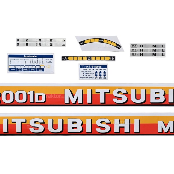 Mitsubishi MT2001D stickers set