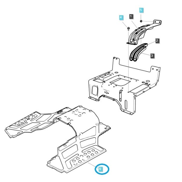 Gummimatte / Teppich / LS Traktor / 40432565 / 40050189