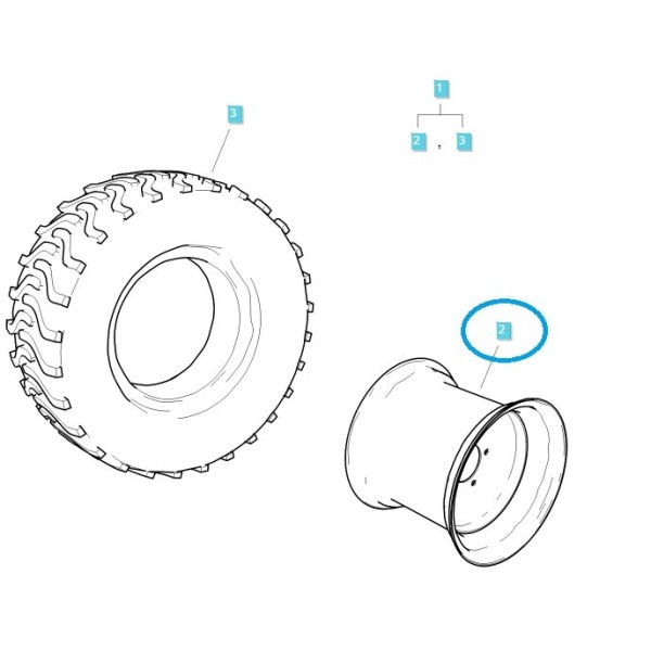 Felga 10.5JX12 / TRG490 / LS Tractor / 40389931 / 40339479