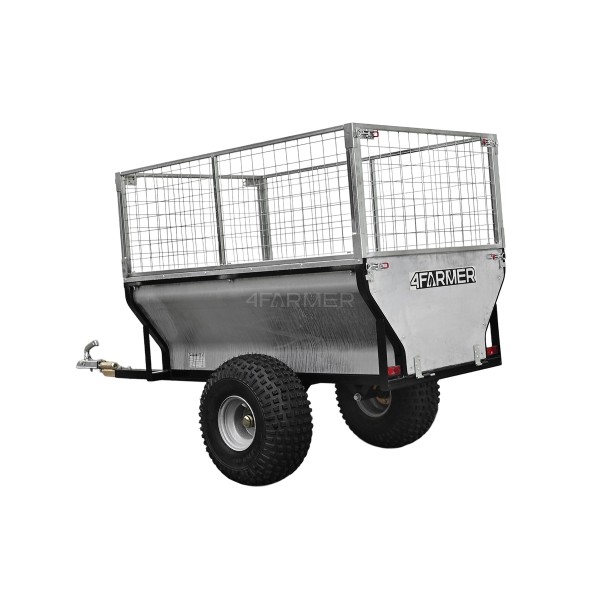 Zahradní přívěs pro čtyřkolku (ATV) KD-T01B s nástavci sítě 4FARMER