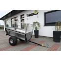 Remorque de jardin pour quad (ATV) KD-T01B avec extensions grillagées 4FARMER