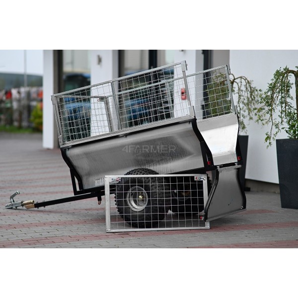 Gartenanhänger für Quad (ATV) KD-T01B mit Netzverlängerungen 4FARMER