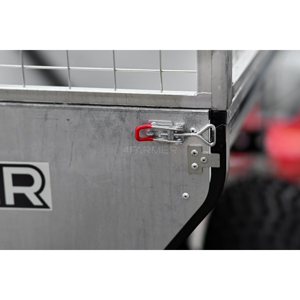 Garden trailer for quad (ATV) KD-T01B with mesh extensions 4FARMER