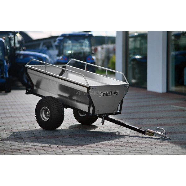 Remorque de jardin pour quad (ATV) KD-T01C avec rails 4FARMER