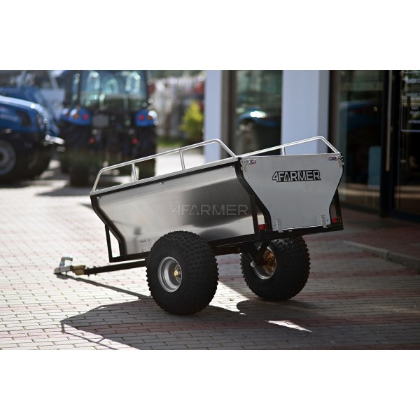Remorque de jardin pour quad (ATV) KD-T01C avec rails 4FARMER