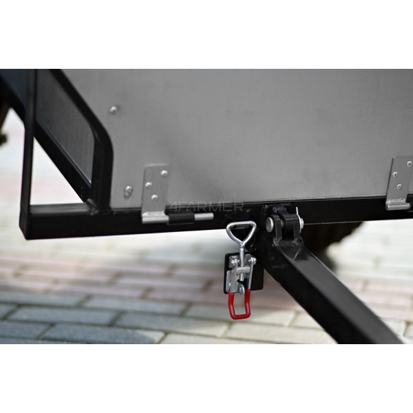 Garden trailer for quad bike (ATV) KD-T01C with rails 4FARMER