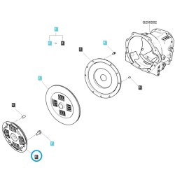 Clutch Disc (MECH) A1250169 / TRG250 / LS Tractor / 40057286