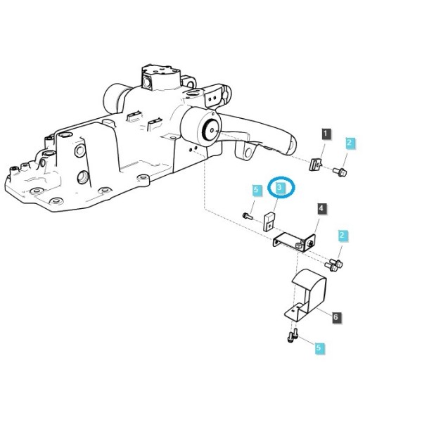 Automatický spínač vývodového hřídele / TRG750 / Traktor LS / Č. 40031196