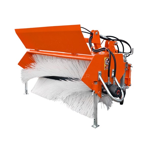 Balayeuse à neige avec insert spiralé 120 cm 4FARMER