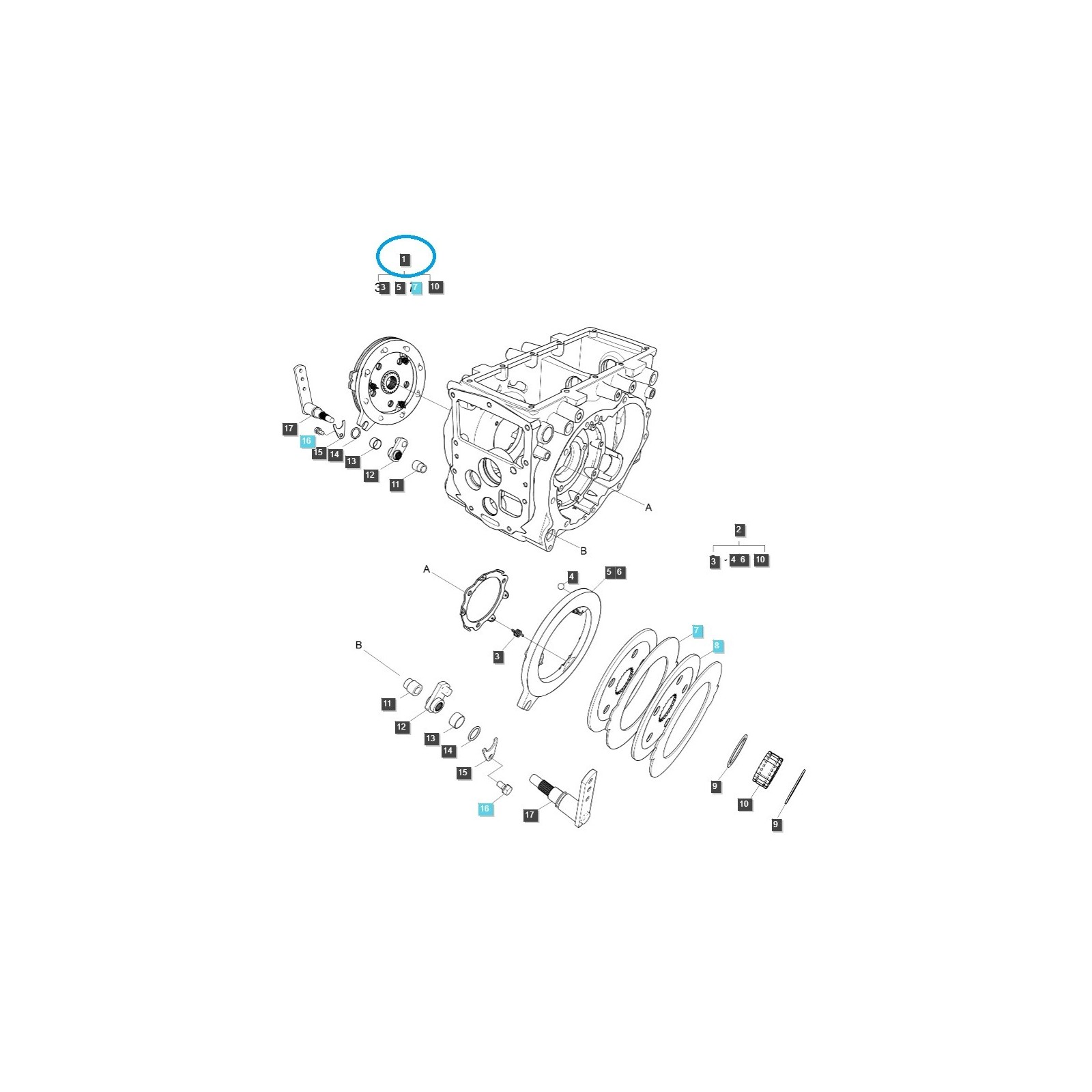 Brzdové kotúče / TRG650 / Pravé / A1650071 / Traktor LS / Č. 40007719