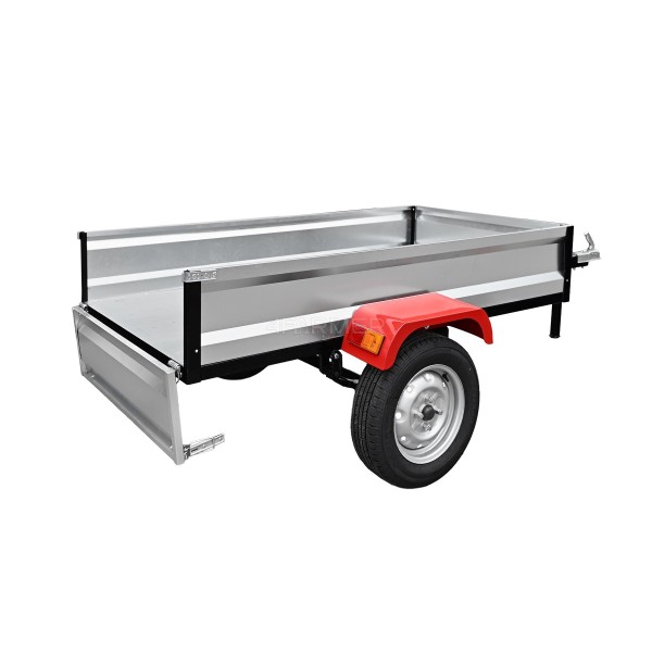 Przyczepka ogrodowa jednoosiowa do traktorka 4FARMER | Traktor.com.pl