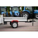 Remorque de jardin à un essieu pour le tracteur 4FARMER